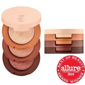Kaja Beauty Bento Bouncy Eyeshadow Trio - Toasted Caramel​​​​